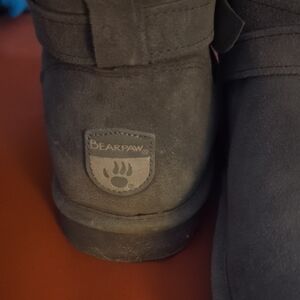 BearPaw Gray Ankle Boots